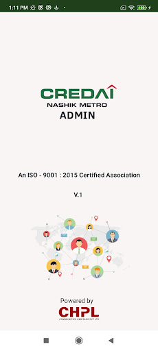 Android application Admin Credai Nashik screenshort