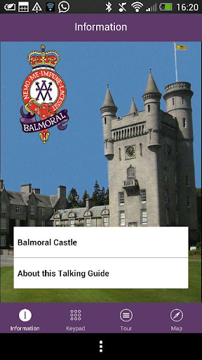Android application Balmoral Castle screenshort