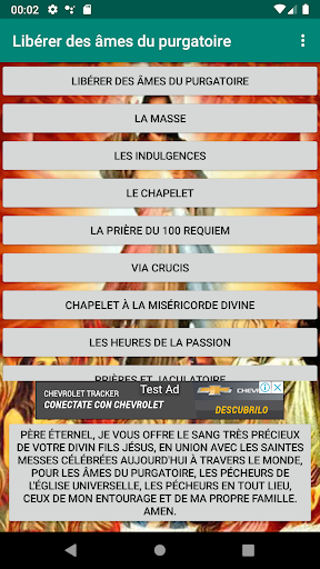Aperçu de l'application