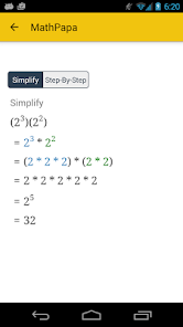 MathPapa Algebra Calculator Apps on Google Play
