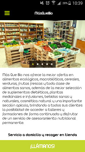 MásQueBio Ecomercado Screen 2