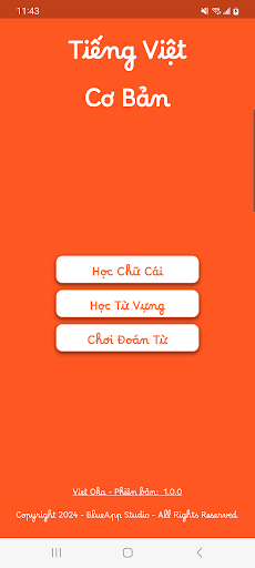 Android application Viet Oka Tiếng Việt screenshort