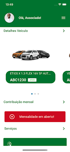 Suporte Associação de Ben. Screen 2