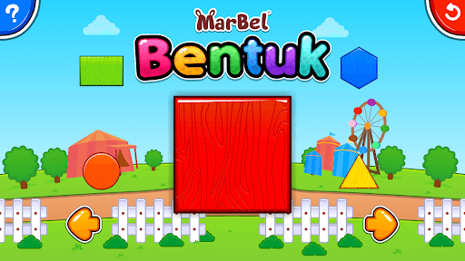 Screenshot of Marbel Belajar Bentuk