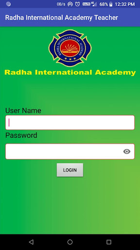 Android application RIA TEACHER APP screenshort