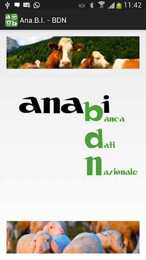 Android application ANABI APP - Anagrafe Bovina screenshort