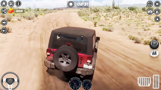 Immagine 2 conducción simulador jeep 4x4 android