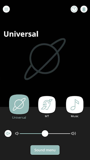 Android application WIDEX ENJOY screenshort