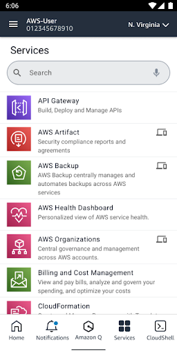 AWS Console Screenshot 4 - AppWisp.com