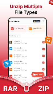 AZIP Master: ZIP / RAR, Buka zip MOD APK (Premium Tidak Terkunci) 2