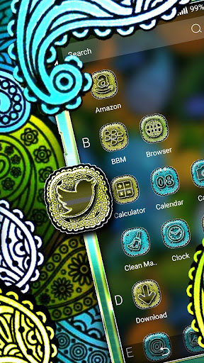 Floral Design Launcher Theme screenshot 2