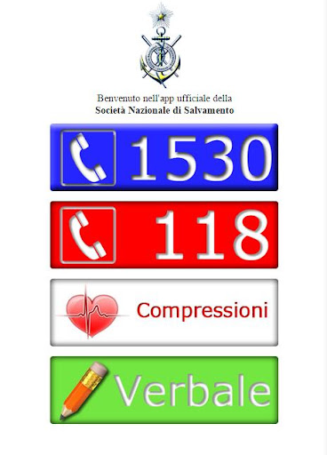 Android application SNS Rapporto di Salvataggio screenshort