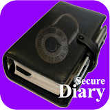 Personal diary for girls,lock icon