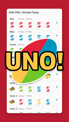UNO Pro Stickers for Chat WAStickerAppsのおすすめ画像1