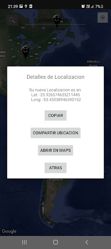 FakeGps (Location) Screen 3