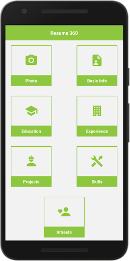 Android application Resume Builder 360 - CV Maker screenshort