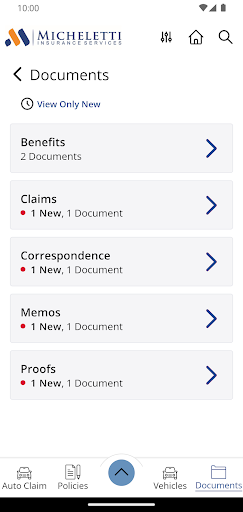 Micheletti Insurance Services Screen 3