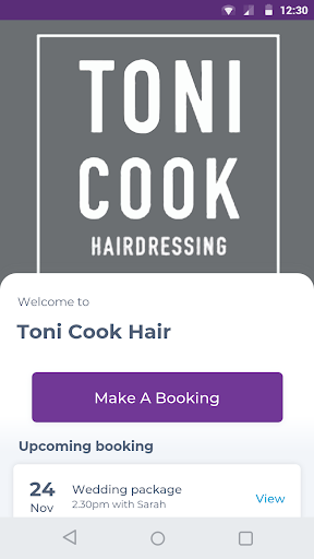 Android application Toni Cook Hair screenshort