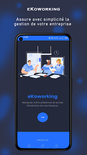 Android application eKoworking screenshort