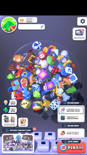 Android application Match Tripple Ball 3D Online screenshort