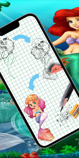 How to draw Mermaids Screen 2