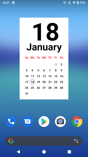 BigH Widget - Calendar widget, Clock widget