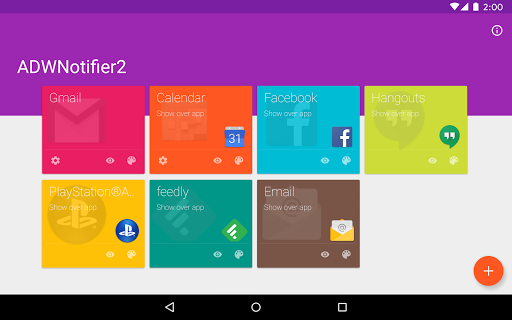 Screenshot of ADW Notifier 2