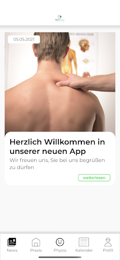 Die PHYSIO App Screen 3