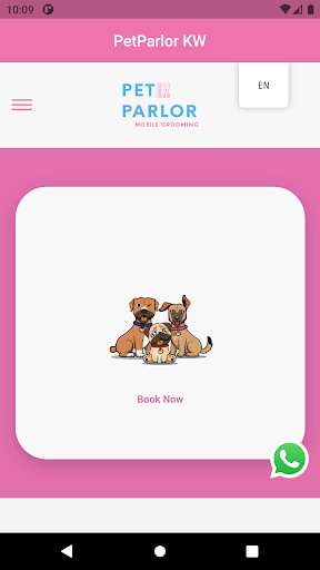 Android application PetParlor screenshort