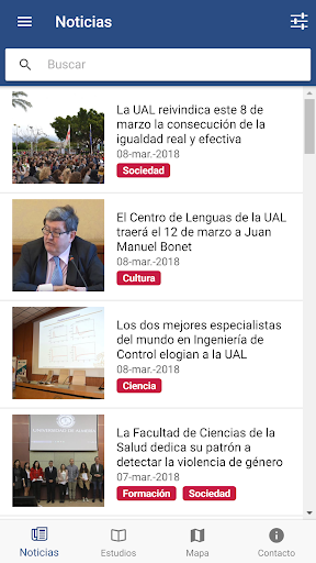 Universidad de Almería Screen 2