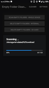 Empty Folder Cleaner Screenshot