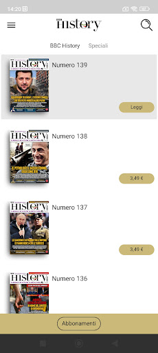 BBC History Italia Screen 2