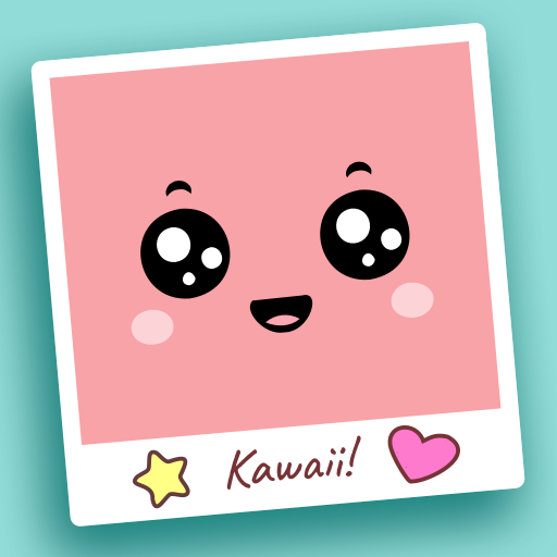 Kawaii Photo Editor Stickers  Icon