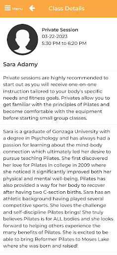 Soul Fit Pilates Screen 3