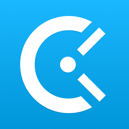 Ikon med logotyp för Clockify