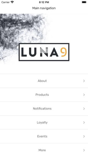 Android application Luna9 screenshort