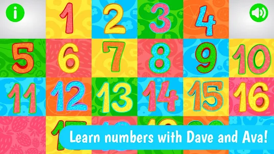 Numbers from Dave and Ava