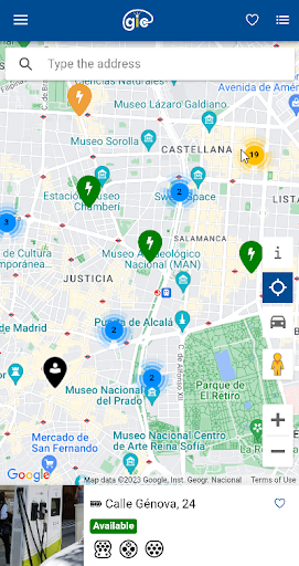 GiC EV charging points Screen 2