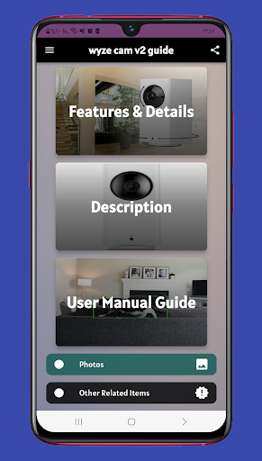 Android application wyze cam v2 guide screenshort