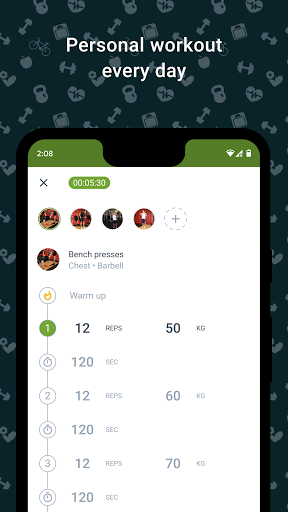 Hi Fitness - free training Screenshot 1 - AppWisp.com