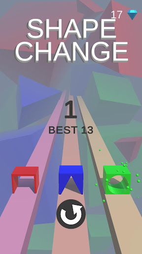 Android application Shape Change 3D Offline game screenshort