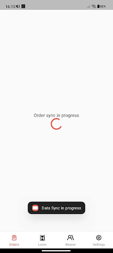 Android application Weaver Management - Label Step screenshort