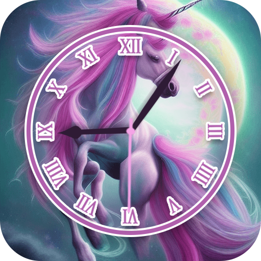 Unicorn Clock Wallpaper