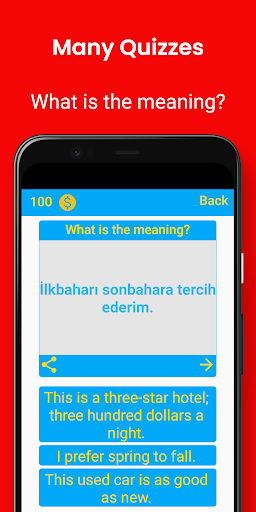 Turkish Phrases Screen 3