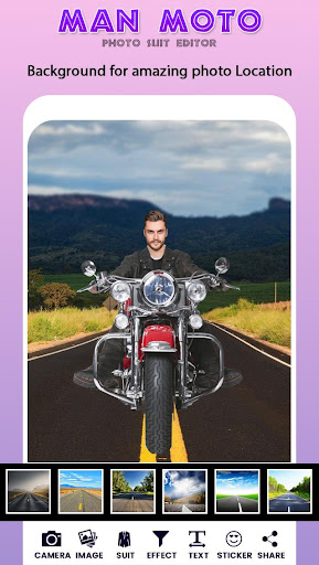 Man Bike Rider Photo Editor Screen 3