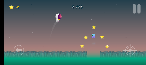 Android application Space Jump screenshort