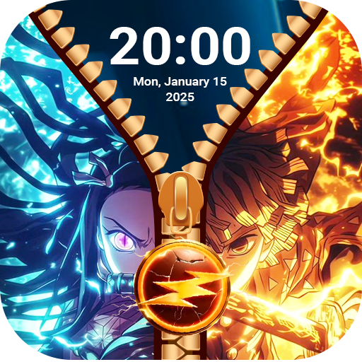 3D Zipper Lock Screen