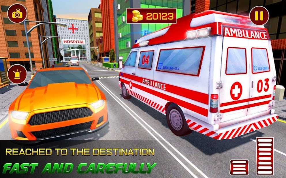 Captura de Pantalla 23 Ambulance Game: City Rescue 3d android