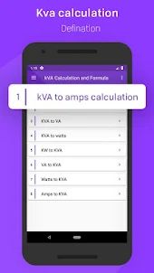 kVA Calculation