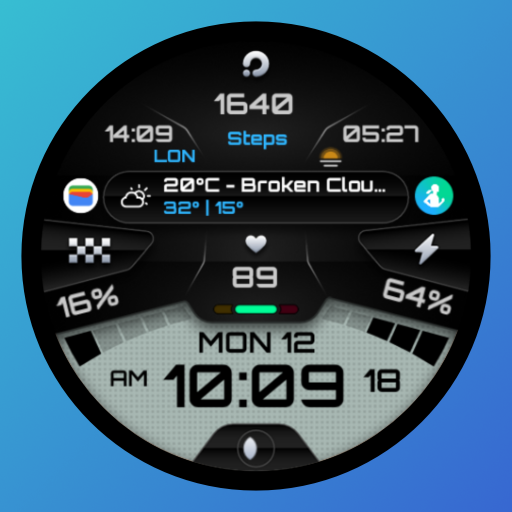 PRADO X151 Digital Watch Face logo